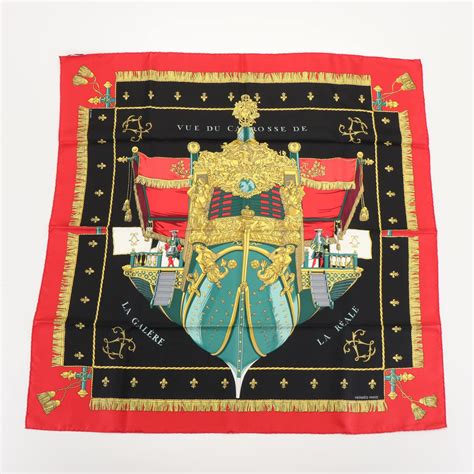 hermes vue du carrosse de la galere la reale|Hermes la reale scarf.